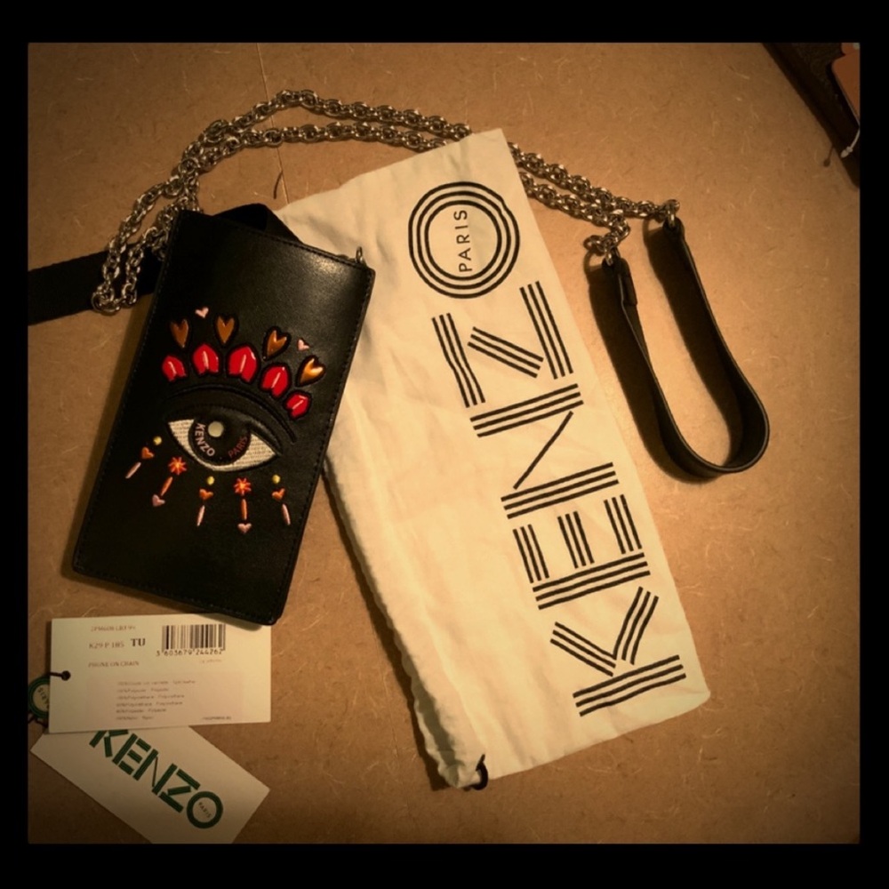 Kenzo evil eye black crossbody bag